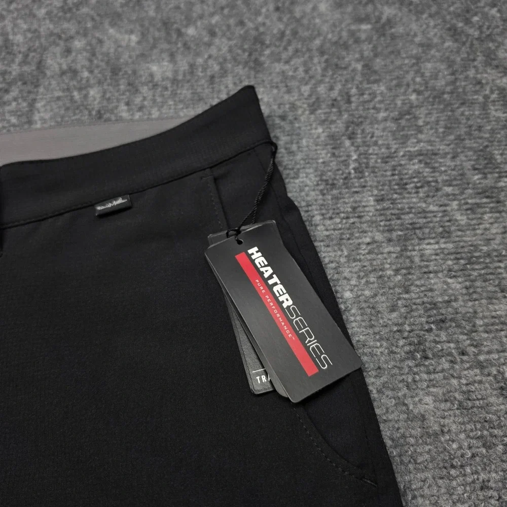 TravisMathew Starnes Heater Series Golf Shorts Mens 42 Black 1MQ081 NWT